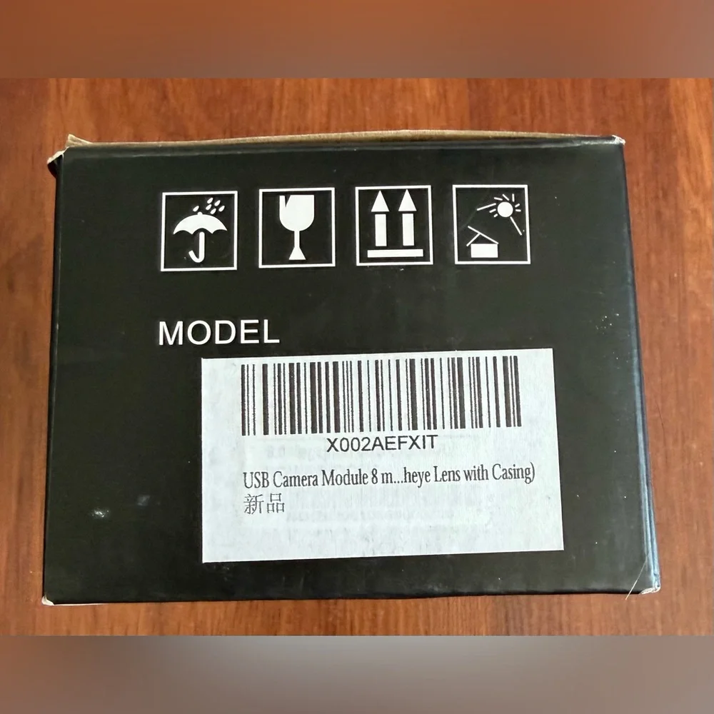 ELP 8MP USB Camera Module – 180° Fisheye Lens